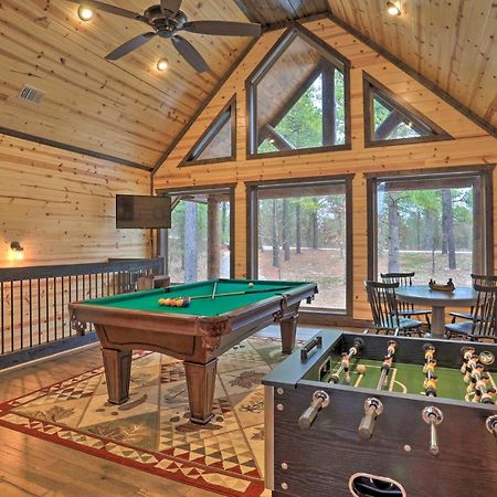 Luxe 'Great Bear Lodge' With Spa, Fire Pit, And Views! Broken Bow Eksteriør bilde
