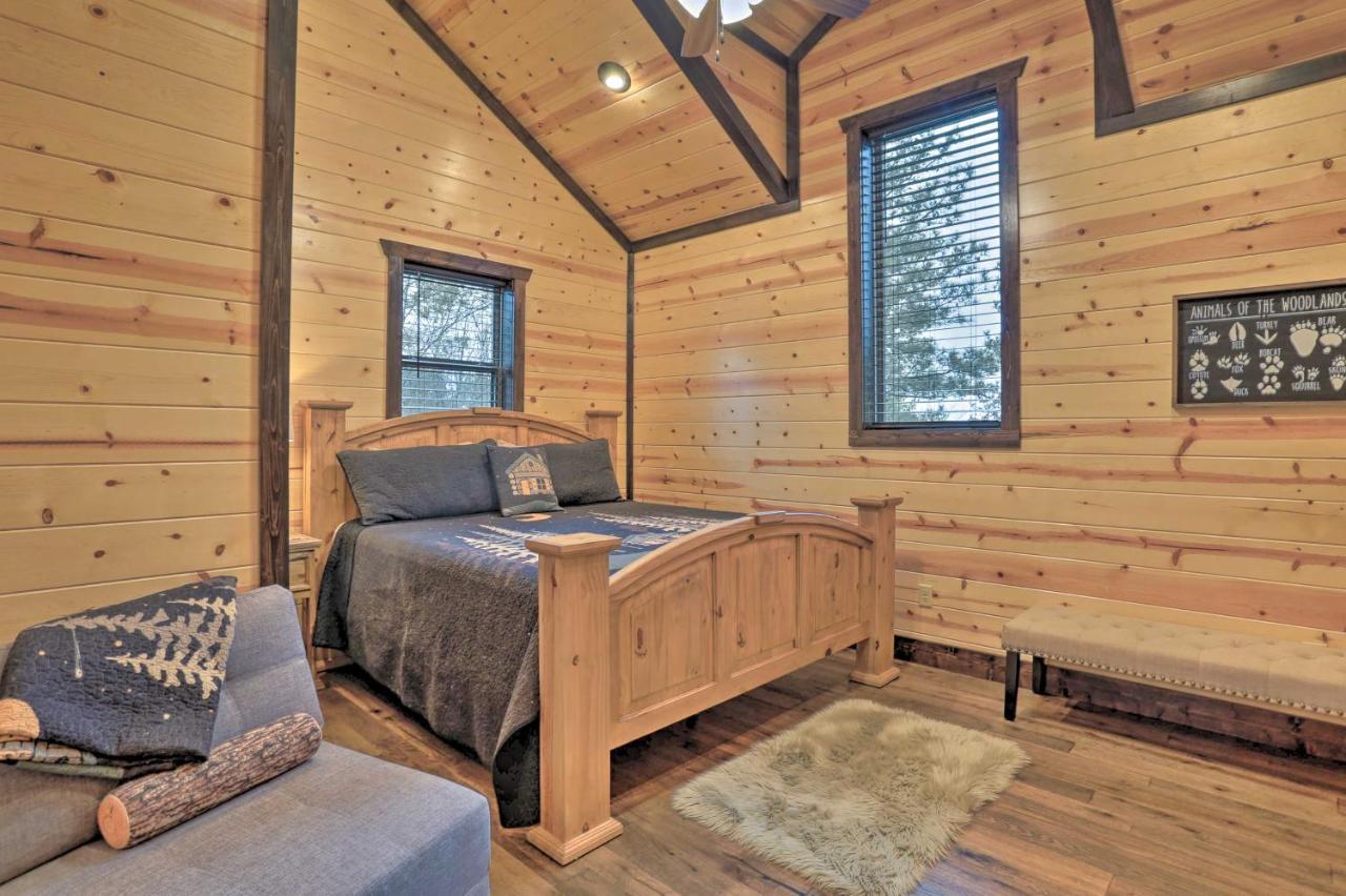 Luxe 'Great Bear Lodge' With Spa, Fire Pit, And Views! Broken Bow Eksteriør bilde